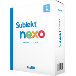 Subiekt nexo  - system sprzedaży - 1 stanowisko